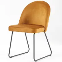 Krzesło Morten 5160 musztardowy