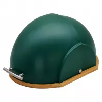 Chlebak dark green FTC1891-B 37x26x22 cm