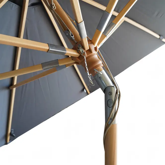 Parasol ogrodowy Malaga 300 cm szary