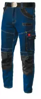 Spodnie robocze jeans strech blue L