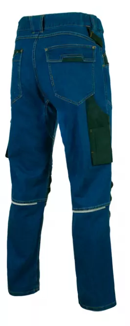 Spodnie robocze jeans strech blue XL