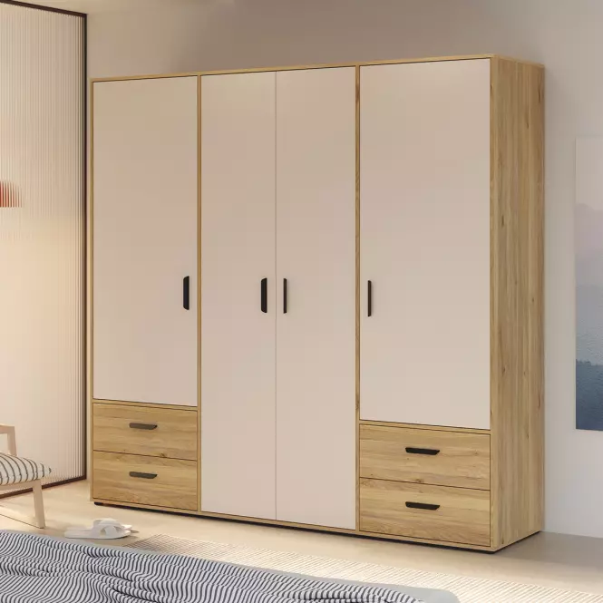 Szafa Mokkaro Moks841-M802 Piaskowy /dąb Mauvella
