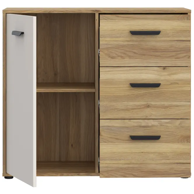 Komoda Mokkaro Mokk221l-M802 Piaskowy /DĄB Mauvella