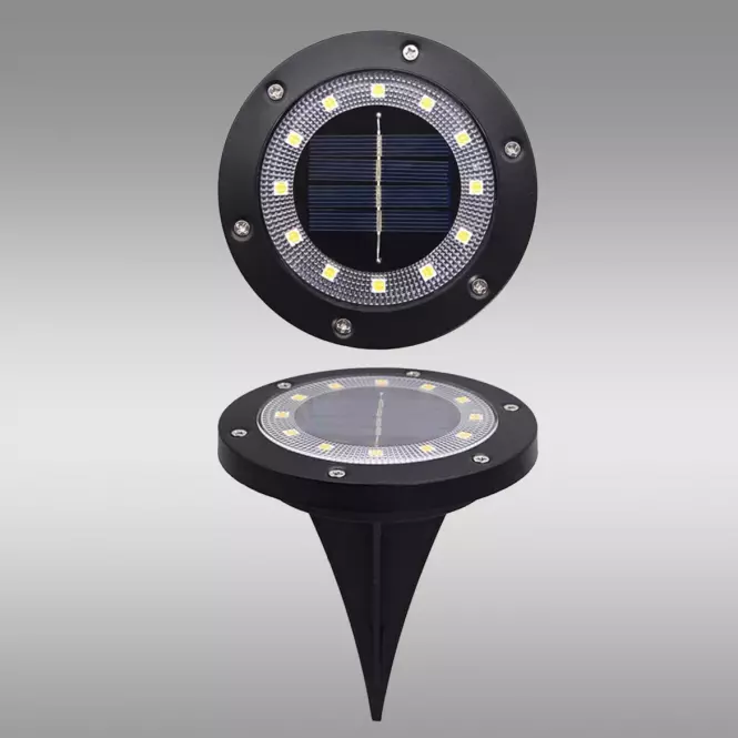 Lampa najazdowa solarna Sagita Dyski x4 46833