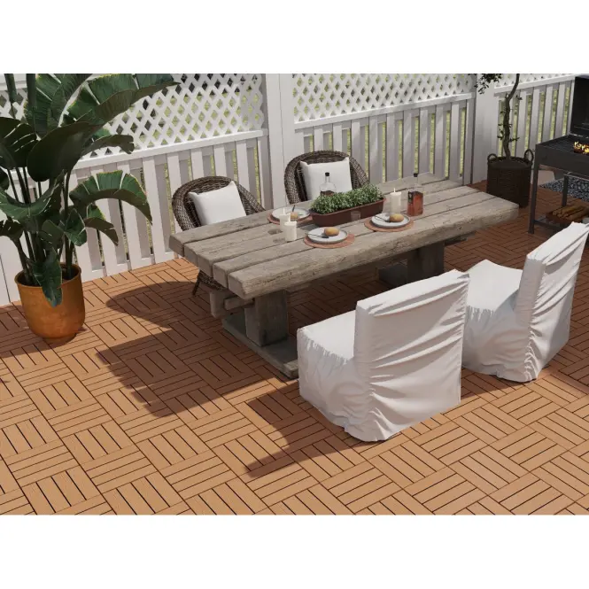 Podest tarasowy wpc Teak – struktura drewna 300x300