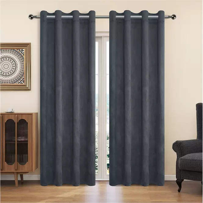 Zasłona na przelotkach YC11932/200G/053/140x250 cm szary