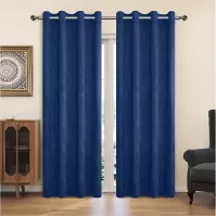 Zasłona na przelotkach YC11932/200G/059/140x250 cm niebieski