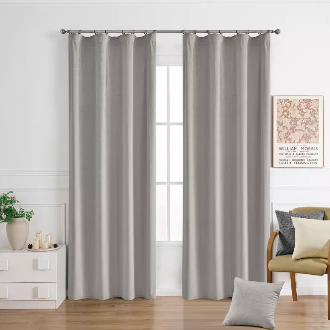 Zasłona na taśmie EMMA VET447/2/210GSM 140x250 beżowy