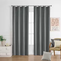 Zasłona na taśmie EMMA VET447/4/210GSM 140x250 szary
