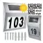 Lampa solarna Numer domu Broy 46827 Chrome,15