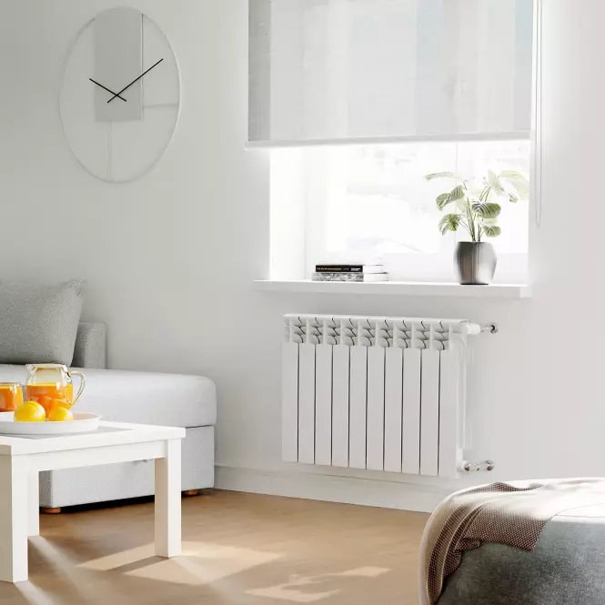 Grzejnik aluminiowy Best 10-elementowy biały