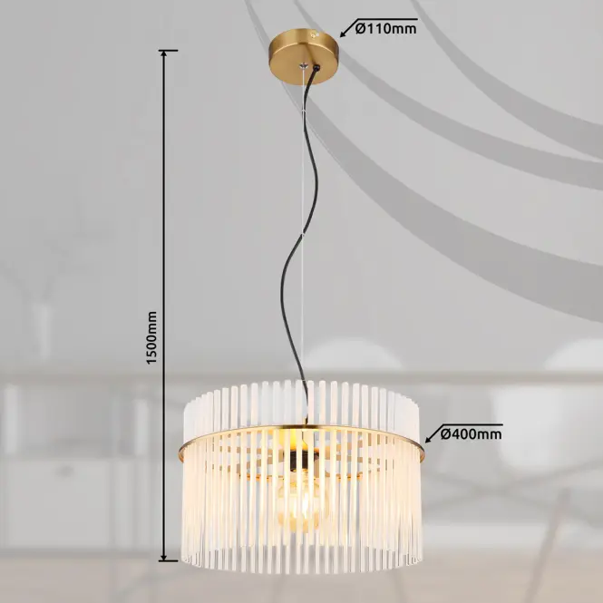 Lampa wisząca 15698HM Gold LW1