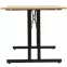 Stół Składany Marius 9573 120 Cm naturalny/czarny,4
