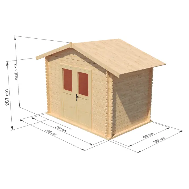 Domek ogrodowy Ben I 3x2 m