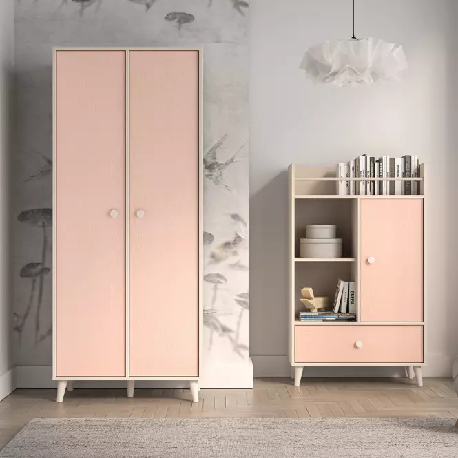 Szafa Mevel 02 Piasek Pustyni/Millenial Pink