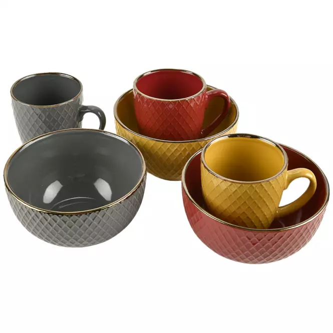 Miska Malai 13,5 cm szara 639871