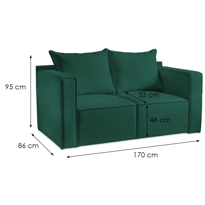 Sofa Luso Zetta 298 prawostronna