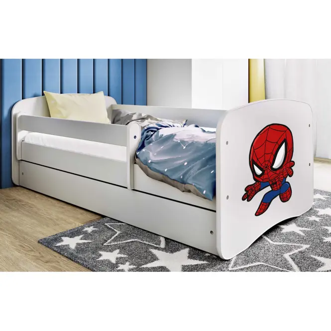 Łóżko dziecięce Babydreams+SZ+M biały 80x180 Mały Bohater,6