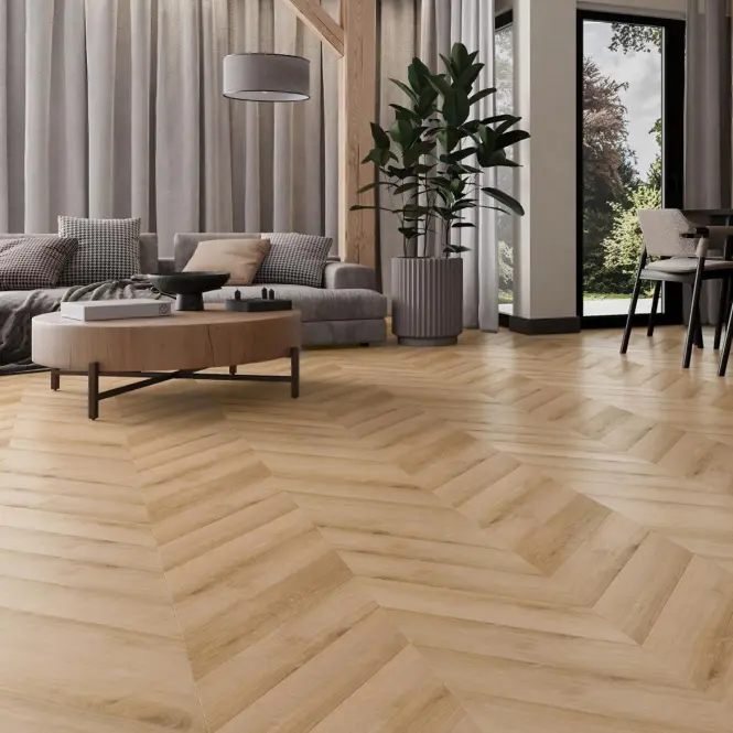 Panel winylowy SPC 91599 Dąb Riverton Chevron 4V 4,5mm 0,3mm