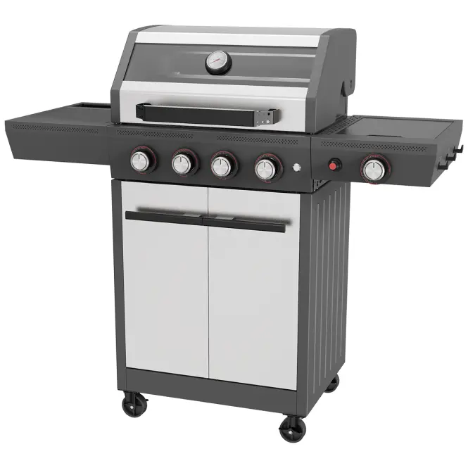 Mercado grill gazowy Luxe Silver 4+1  14.5kw PL