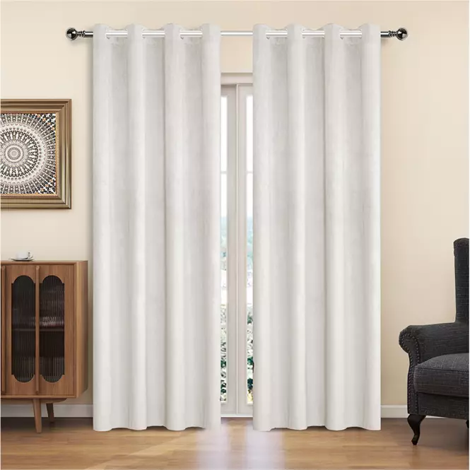 Zasłona na przelotkach YC11933/200G/112/140x250 cm krem