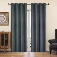 Zasłona na przelotkach YC11933/200G/117/140x250 cm szary