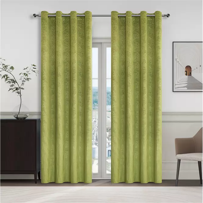 Zasłona na przelotkach YC11935/280G/08/140x250 cm zielony