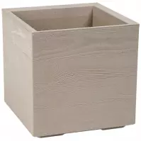 Doniczka KARO ECO COFFEE 40X40 wood - latte