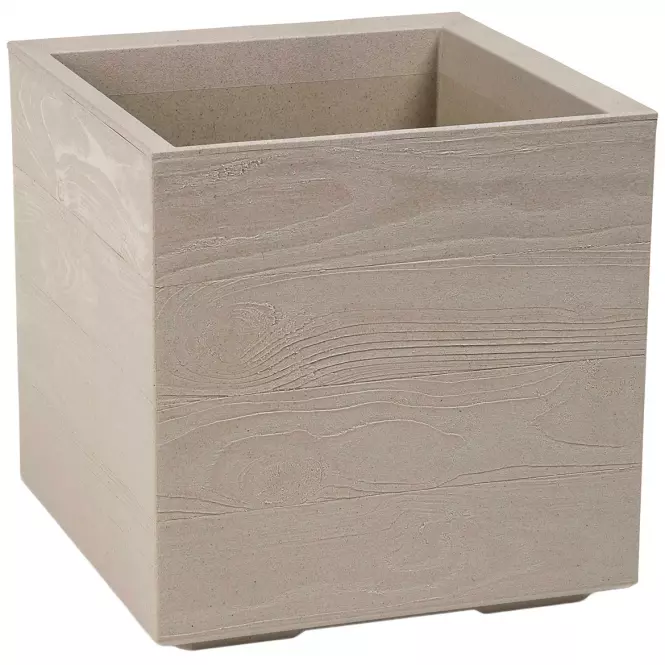 Doniczka KARO ECO COFFEE 40X40 wood - latte