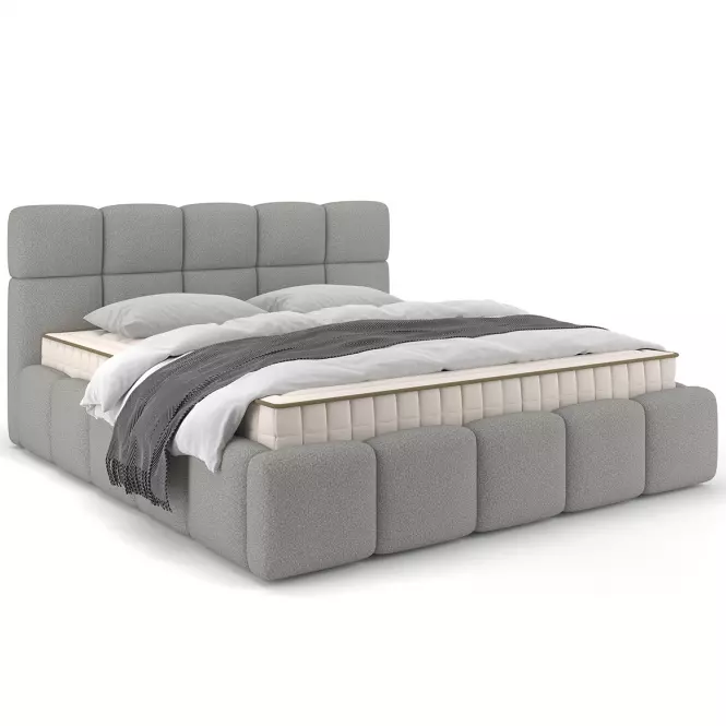 Łóżko Fluffy 140/200 Quelle 83 szary
