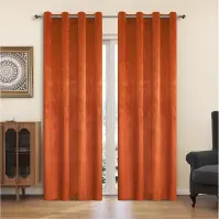 Zasłona na przelotkach YC11940/200G/116/140X250 cm pomarańczowy