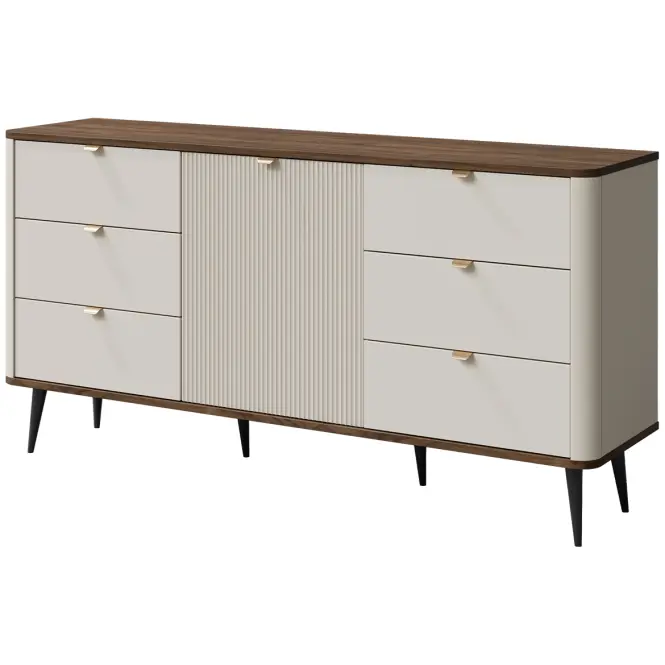 Komoda 160 Marly 9 1d6s Orzech/Kashmir