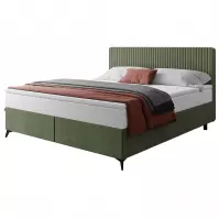 Łóżko Wave z topperem 160x200 Manila 34/Tilia 37