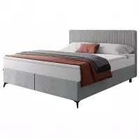 Łóżko Wave z topperem 160x200 Manila 15/Tilia 86