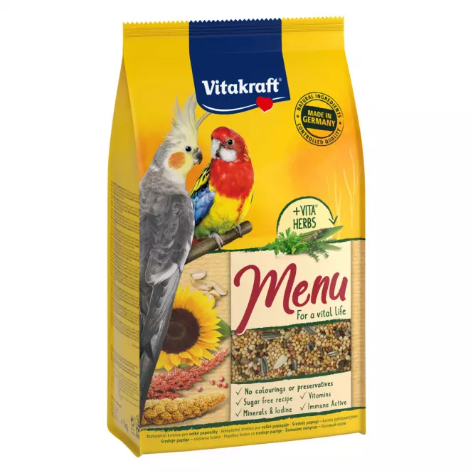 Menu vital 1 kg kar dla średnich papug