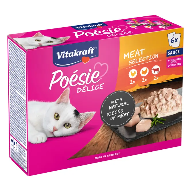 Poesie delice mp sauce mięso 6x85g/7