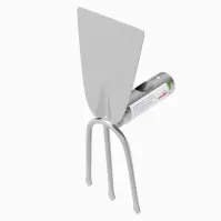 Motyczka metalowa prosta z widełkami 10cm klik LAGUZ