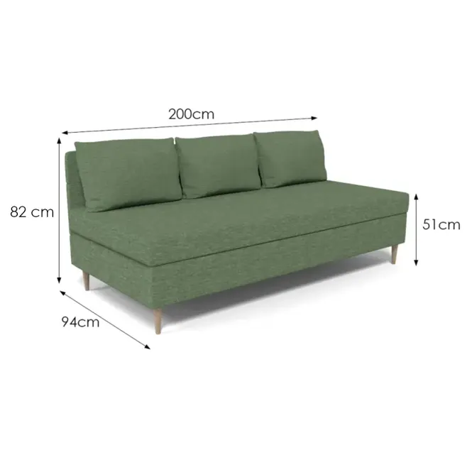 Kanapa Alfa Bonell 90 Verita 72 00/1 Zielony,5