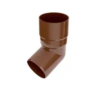 Kolano 90 mm  bryza brązowe