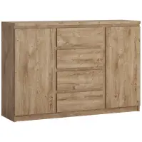 Komoda 2D4S Fribo Frik03 Dąb Ribbeck Złoty