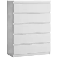 Komoda 5S Fribo Frik06 Biała Alpejska