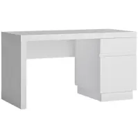 Biurko 1D1S Lyon Lyob101 Biały alpejski/Biały