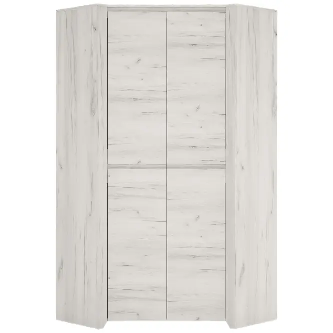 Szafa Narożna 2d Angel Typ-21 White Craft