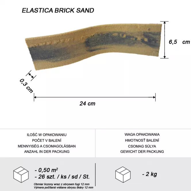 Elastyczna cegła Brick Sand
