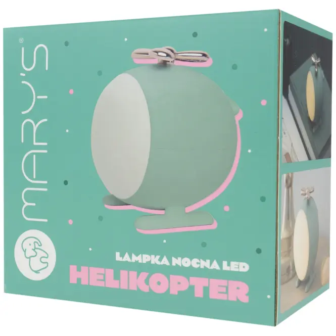 Lampka LED Marys Helikopter zielony