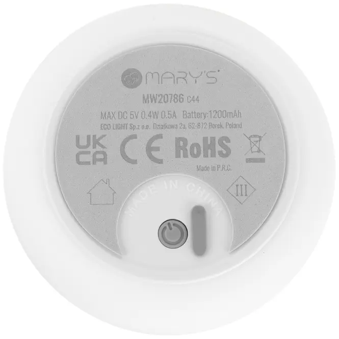 Lampka LED Marys Miś Duży biały RGB+WW + RC