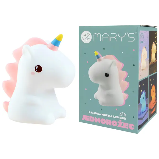 Lampka nocna LED Marys Jednorożec