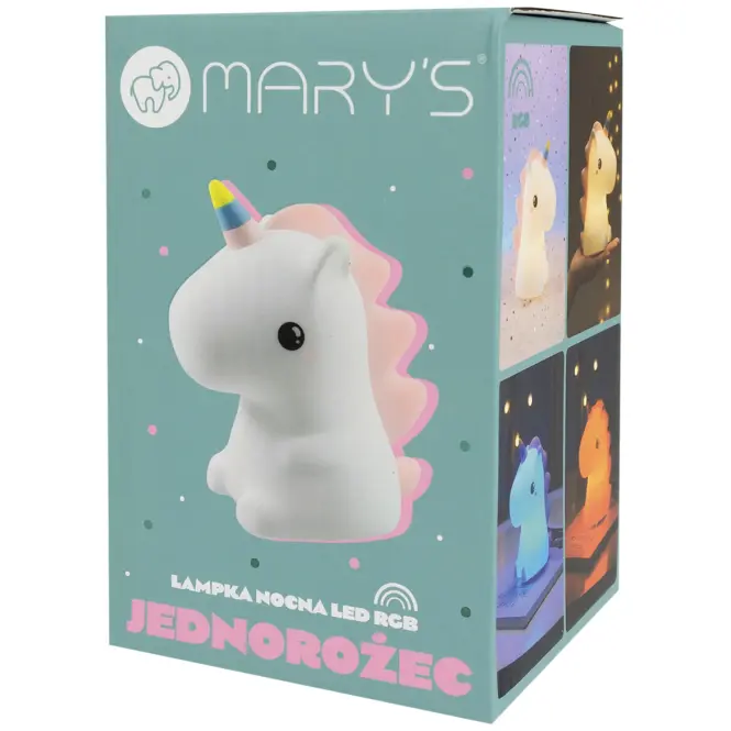 Lampka nocna LED Marys Jednorożec