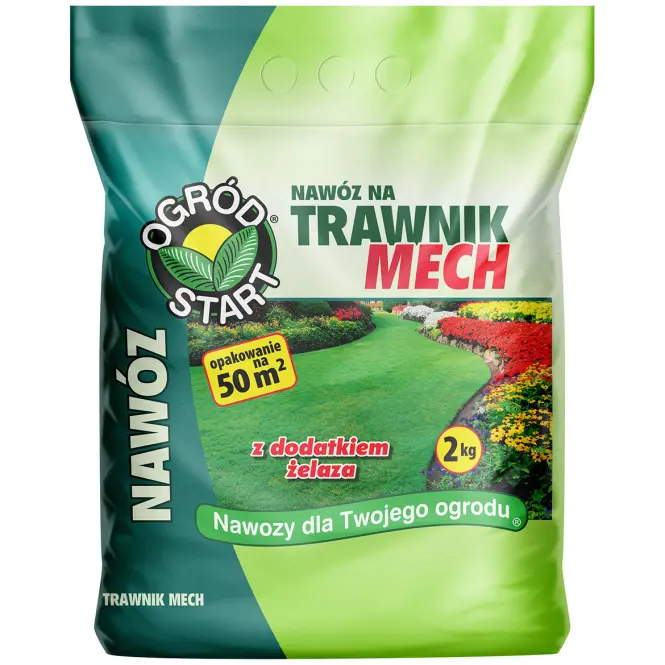 Nawóz na trawnik - mech 2 kg