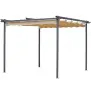 Pergola / pawilon ogrodowy 2,6x2,6x2,2 m beżowy